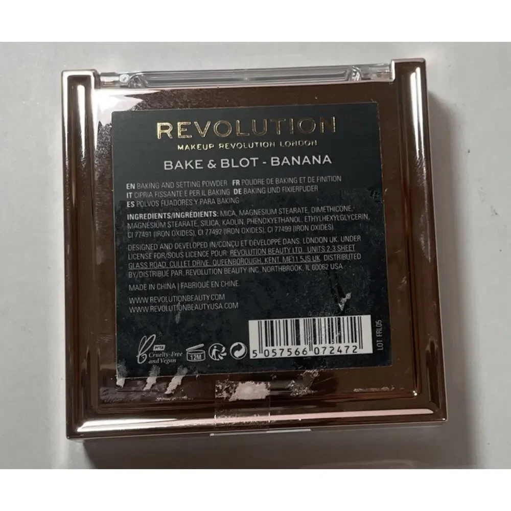 NEW Makeup Revolution London Bake and Blot Banana Setting Powder!